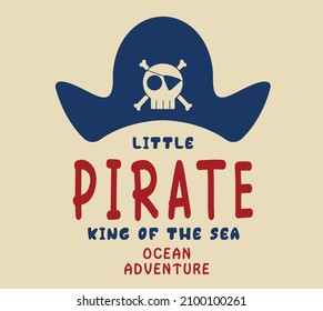 edición de marinero pirata para camisetas de niños