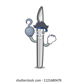 Pirate scalpel character cartoon style