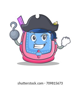 Pirate school bag character cartoon