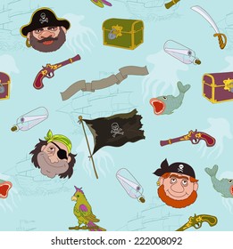 Pirate and sea