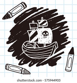 Pirate Ship Doodle