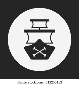 pirate ship icon