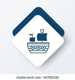 pirate ship icon