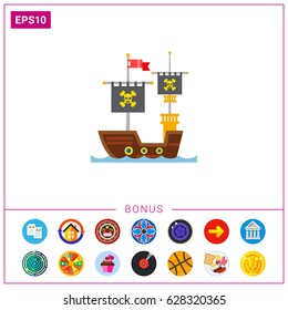 Pirate Ship Icon