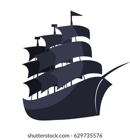 pirate ship icon