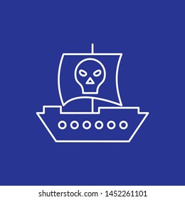 Pirate Ship icon for your project
