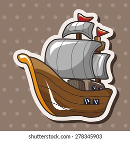 pirate ship theme elements