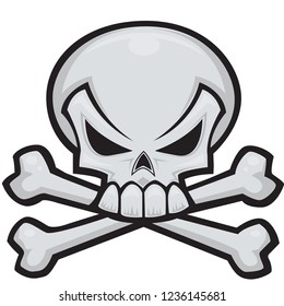 Pirate Skull Bones 