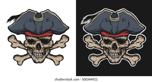 Pirate Skull and Crossbones, two options.