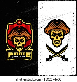 Pirate Skull Esports Logo	
