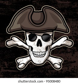 Pirate Skull with Hat