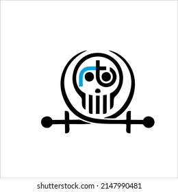 pirate skull illustration design for your mascot, t-shirt and identity