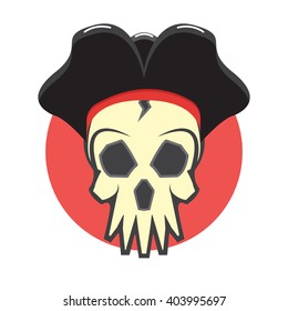 Pirate skull logo