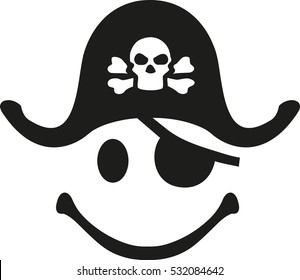 Pirate smiley face