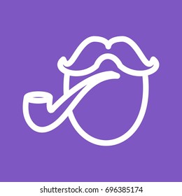 Pirate with Smoking Pipe