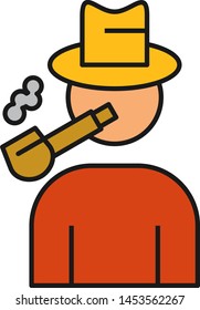 Pirate with Smoking Pipe icon for your project
