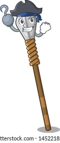 Pirate spear isolated with in the cartoon