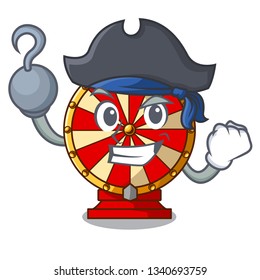 Pirate spinning wheel game the mascot shape