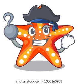 Pirate starfish beside the in character beach