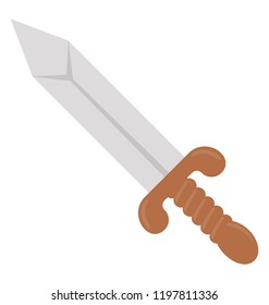 A pirate sword also called japanese sword 

