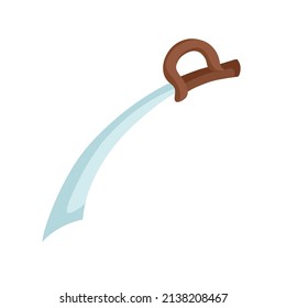 Piratenschwert. Vektorgrafik