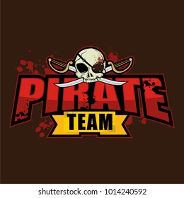 Pirate Team Logo Design