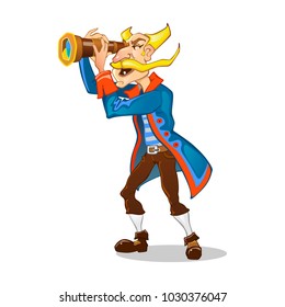 Pirate with a telescope
