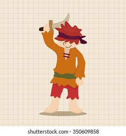 pirate theme element