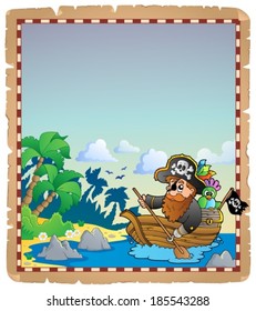 Pirate theme parchment 4 - eps10 vector illustration.