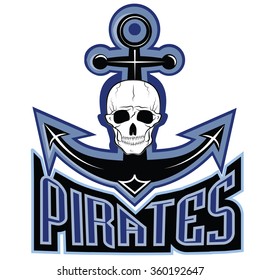 pirate themed design elements, pirate symbol