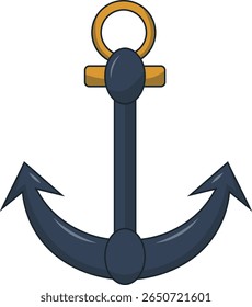 Pirate Treasure Cartoon Element. Isolated on White Background
