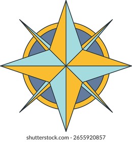 Pirate Treasure Element. Flat Cartoon Vector Illustration