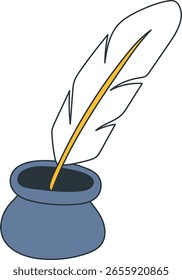 Piratenschatzelement. Flache Cartoon-Vektorgrafik