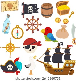 Pirate and Treasure Island Exploration