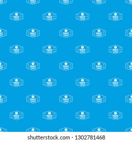 Pirate treasures pattern vector seamless blue repeat for any use