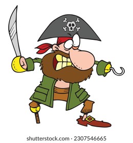 Pirate vector cartoon art design