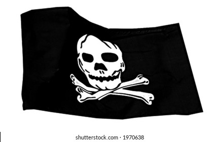 Pirate vector flag
