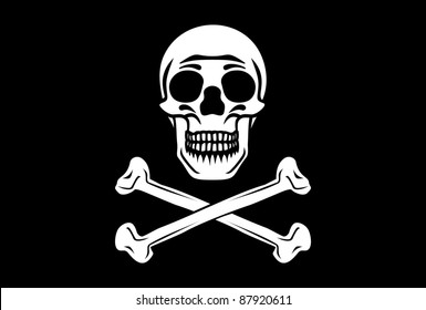 Pirate Vector Flag Stock Vector (Royalty Free) 87920611 | Shutterstock