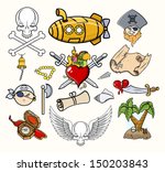 Pirate Vector Illustrations & Cartoon Icons