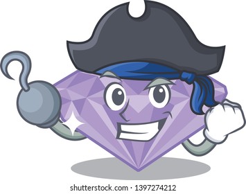 Pirate violet diamond in the mascot box