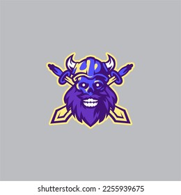 Pirate Zombie logo Vector design