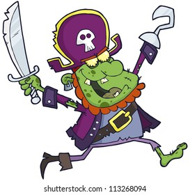 Pirate Zombie  With A Sword