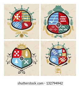 Pirated versions of coats, vector