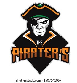 Esport-Logo-Gaming-Vektorgrafik von Piraters