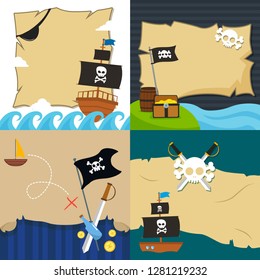 Pirates Background Illustration