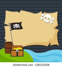 Pirates Background Illustration