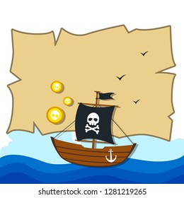 Pirates Background Illustration