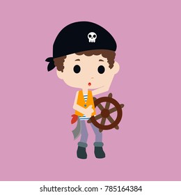 Pirates Cartoon Character Vector