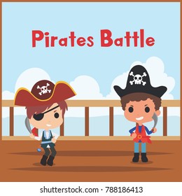 Pirates Cartoon Illustration