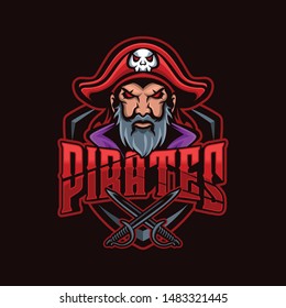 Pirates E Sport Mascot Logo Design